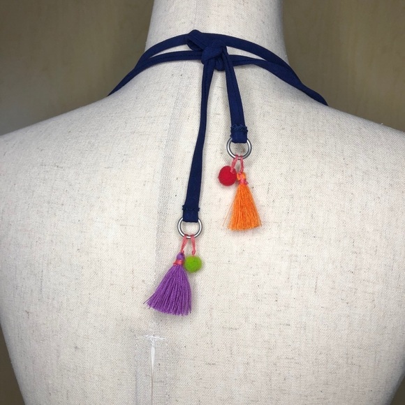 NWT Nanette Lepore Blue Two Piece Swimsuit - Picture 6 of 7